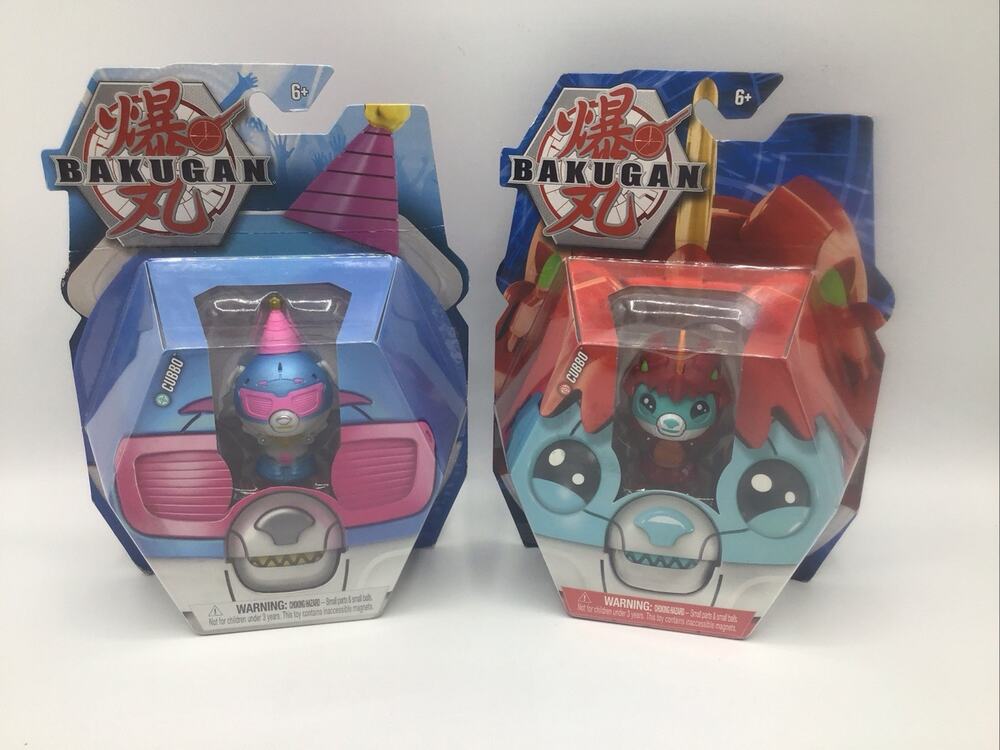 Bakugan Cubbo Party & Dragonoid Costume Figure Lot Sealed Spin Master 2 Pack